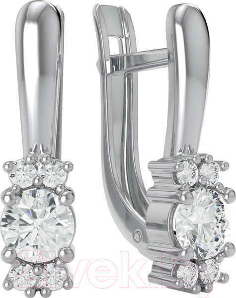 Изображение товара Серьги из серебра ZORKA 0310254 (с фианитами)