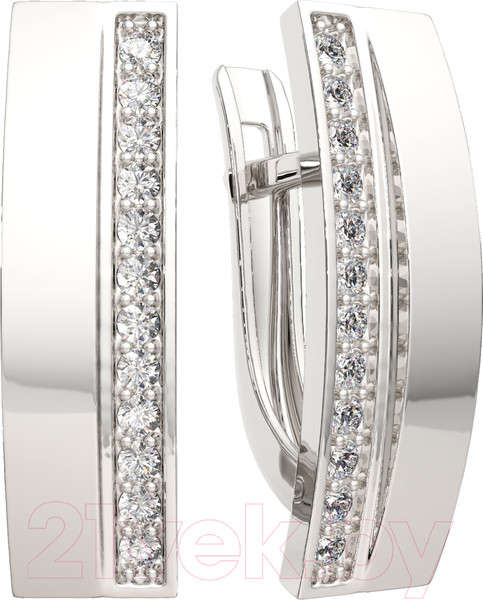 Изображение товара Серьги из серебра ZORKA 0310270 (с фианитами)