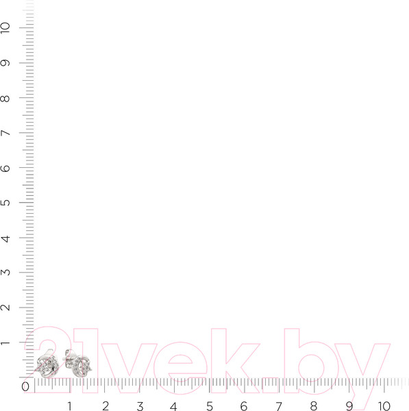 Изображение товара Серьги из серебра ZORKA 0310642 (с фианитами)