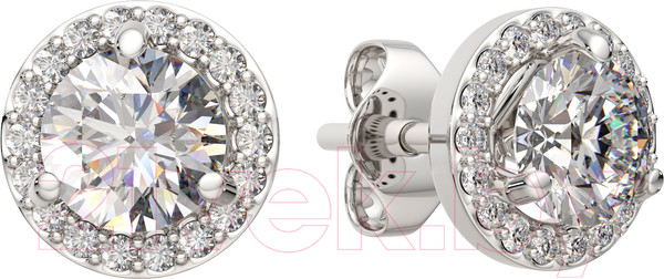 Изображение товара Серьги из серебра ZORKA 0310643 (с фианитами)