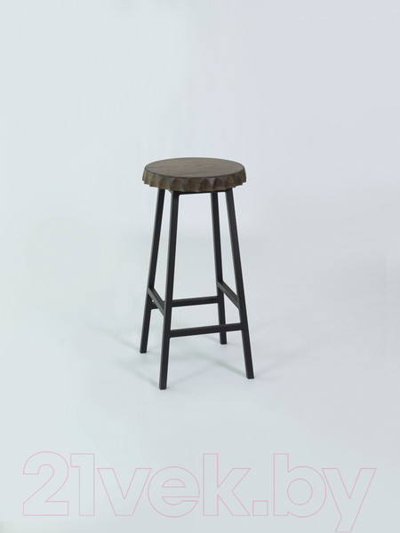 Изображение товара Табурет барный Stal-Massiv Smbeer 65 (дуб мореный/черный)