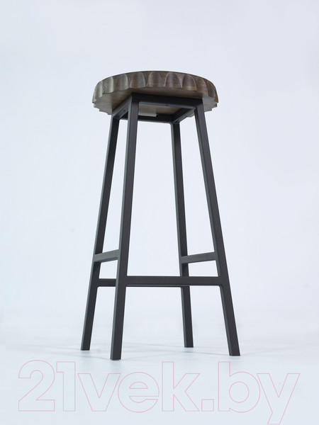Изображение товара Табурет барный Stal-Massiv Smbeer 65 (дуб мореный/черный)