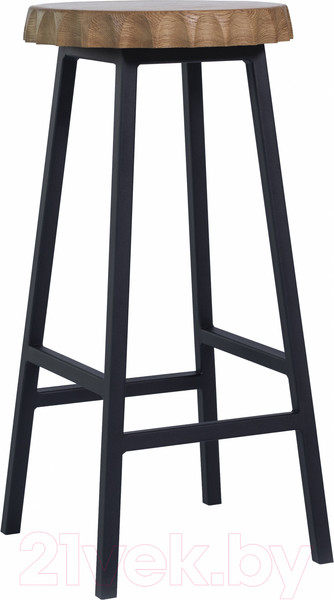 Изображение товара Табурет барный Stal-Massiv Smbeer 65 (дуб натуральный/черный)