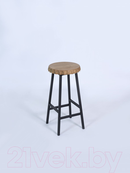 Изображение товара Табурет барный Stal-Massiv Smbeer 65 (дуб натуральный/черный)