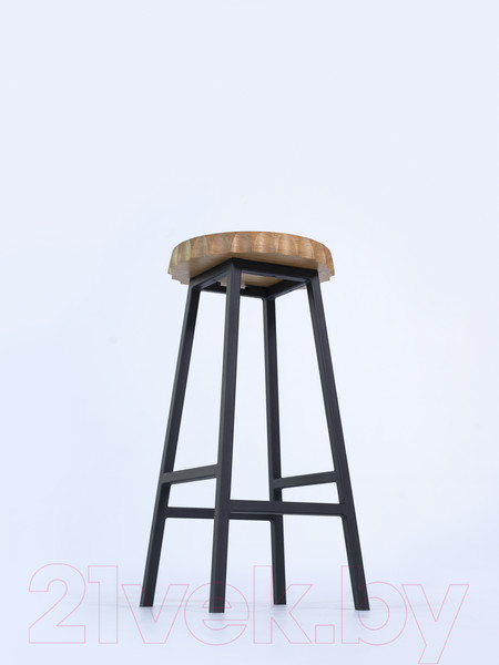 Изображение товара Табурет барный Stal-Massiv Smbeer 65 (дуб натуральный/черный)