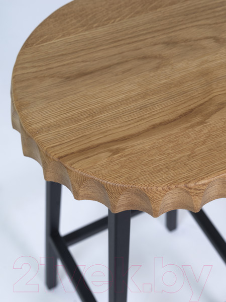 Изображение товара Табурет барный Stal-Massiv Smbeer 65 (дуб натуральный/черный)