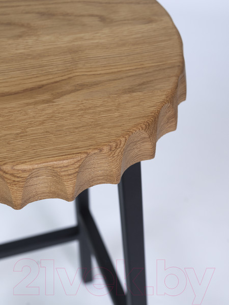 Изображение товара Табурет барный Stal-Massiv Smbeer 65 (дуб натуральный/черный)