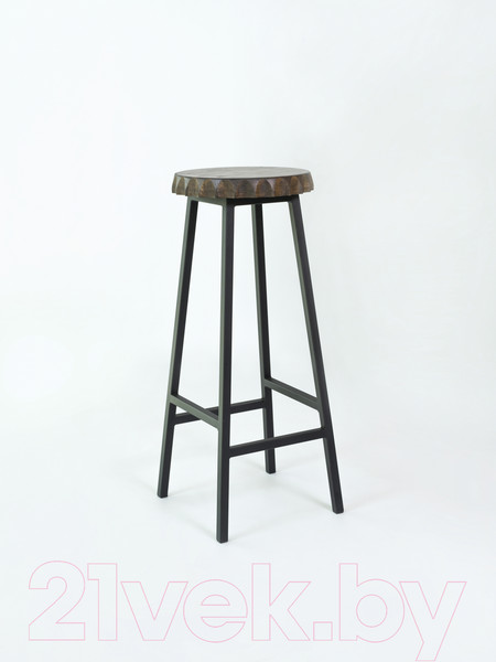 Изображение товара Табурет барный Stal-Massiv Smbeer 78 (дуб мореный/черный)