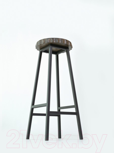 Изображение товара Табурет барный Stal-Massiv Smbeer 78 (дуб мореный/черный)