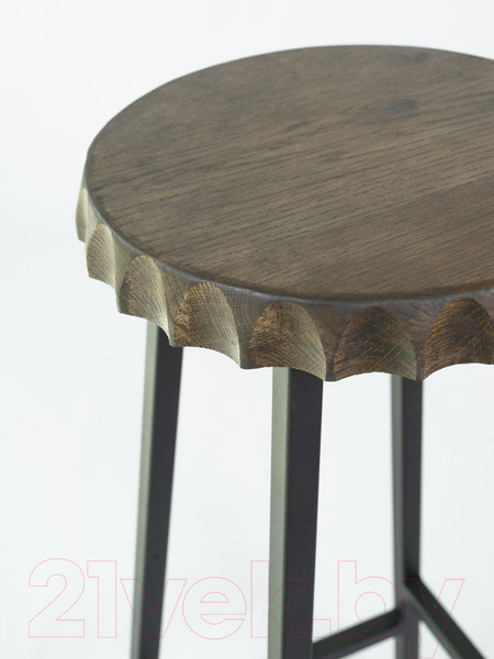 Изображение товара Табурет барный Stal-Massiv Smbeer 78 (дуб мореный/черный)
