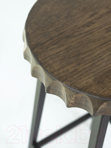 Изображение товара Табурет барный Stal-Massiv Smbeer 78 (дуб мореный/черный)