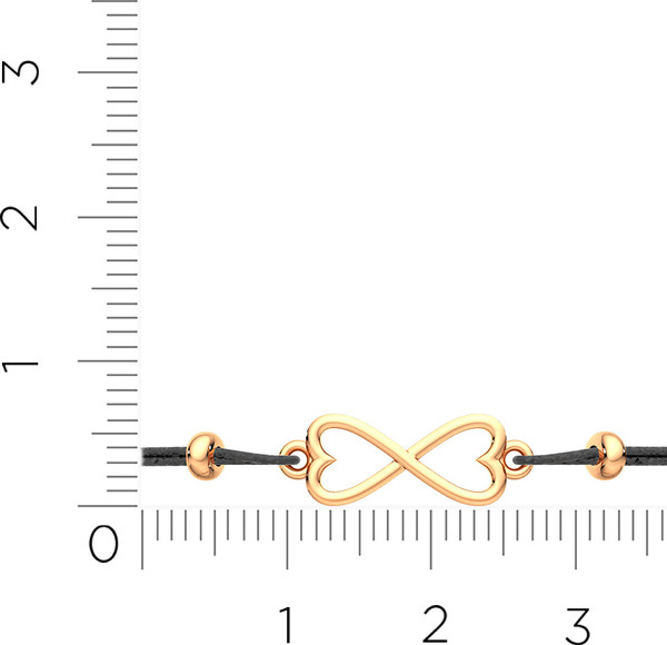 Изображение товара Браслет из розового золота ZORKA 660015 (18см)