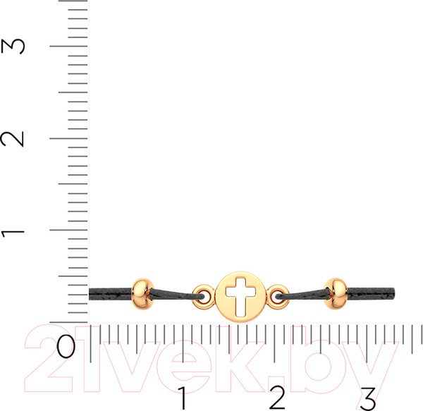 Изображение товара Браслет из розового золота ZORKA 660023.14K.R.01 (18см)