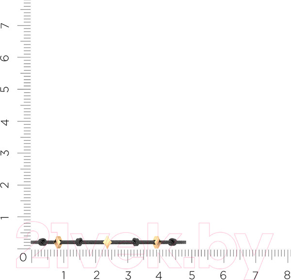 Изображение товара Браслет из розового золота ZORKA 660039.14K.R.01 (18см)