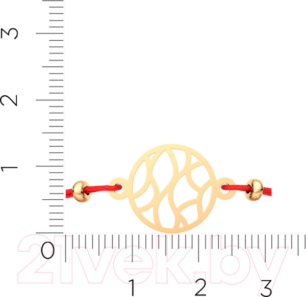 Изображение товара Браслет из розового золота ZORKA 660041.14K.R.02 (18см)