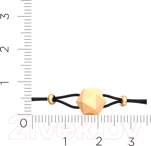 Изображение товара Браслет из розового золота ZORKA 660047.14K.R.ZZ.01 (18см)