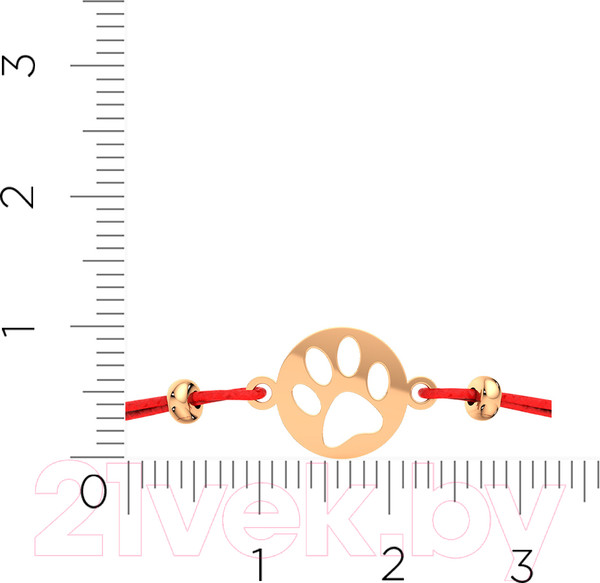 Изображение товара Браслет из розового золота ZORKA 660052.14K.R.02 (18см)