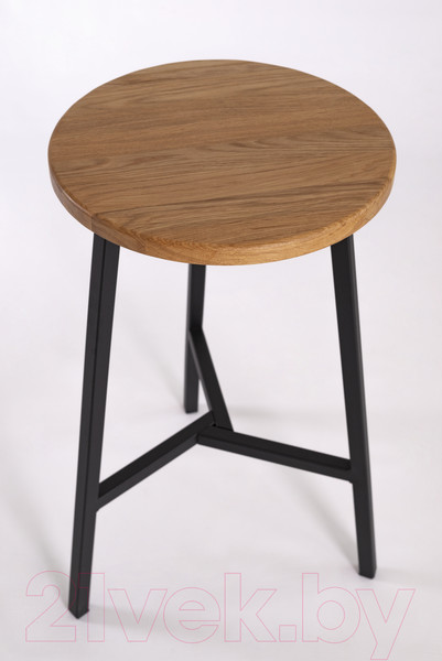 Изображение товара Табурет барный Stal-Massiv TRH-63 (дуб натуральный/черный)