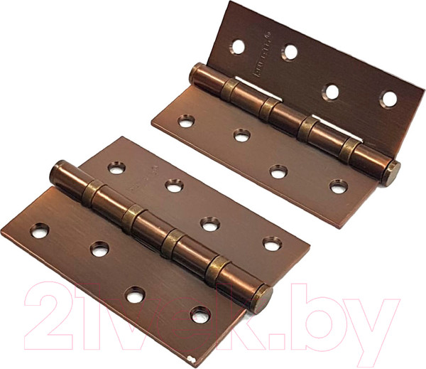 Изображение товара Комплект петель дверных Puerto IN100-4S FH CF (2шт, кофе)