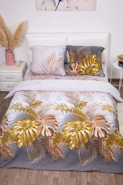 Изображение товара Комплект постельного белья Milanika Тропикана 2сп (бязь)