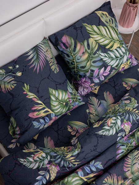 Изображение товара Комплект постельного белья Milanika Амазонка 2сп с европростыней (бязь)