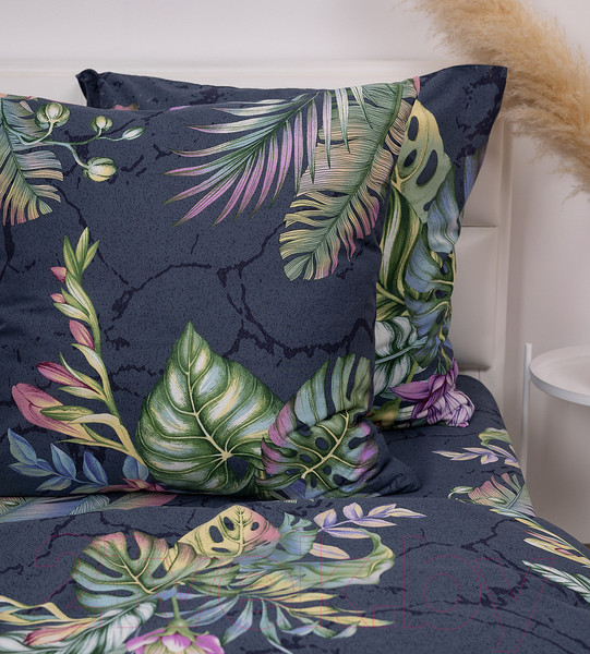 Изображение товара Комплект постельного белья Milanika Амазонка 2сп с европростыней (бязь)