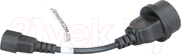 Изображение товара Кабель Powercom SCUT IEC-320 C14 to Socket Type-F 250V 10A