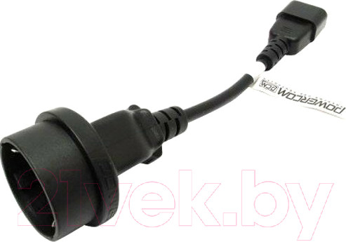 Изображение товара Кабель Powercom SCUT IEC-320 C14 to Socket Type-F 250V 10A