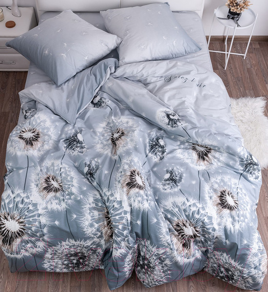 Изображение товара Комплект постельного белья Milanika Невесомость Евро (поплин)