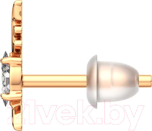 Изображение товара Серьги из розового золота ZORKA 310486S.14K.R (с фианитами)