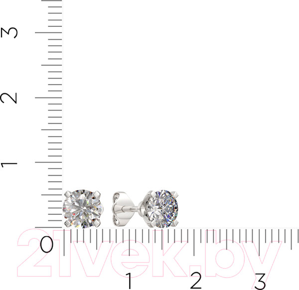 Изображение товара Серьги из серебра ZORKA 0310024/1 (с фианитами)