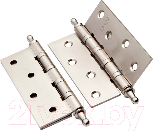 Изображение товара Комплект петель дверных Ренц IN100-4BB CH SN (2шт, никель матовый)