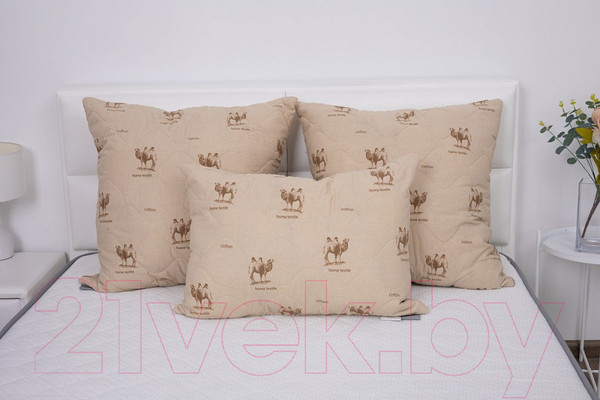 Изображение товара Подушка для сна Milanika Верблюжья шерсть Премиум Лайт 68x68