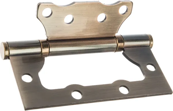 Изображение товара Комплект петель дверных Ренц IN100-2S FH AB без ВР (2шт, бронза античная)