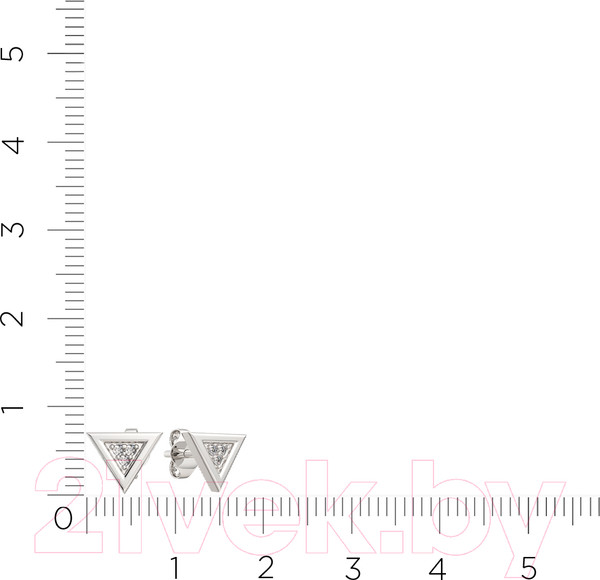 Изображение товара Серьги из серебра ZORKA 0310498.ZZ (с фианитами)