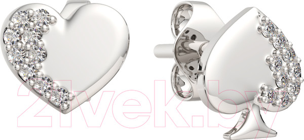 Изображение товара Серьги из серебра ZORKA 0310652.ZZ (с фианитами)