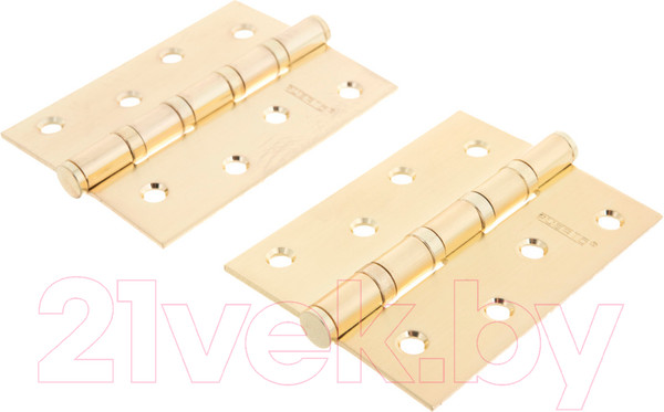 Изображение товара Комплект петель дверных Puerto IN100-4S FH SB (2шт, латунь матовая)
