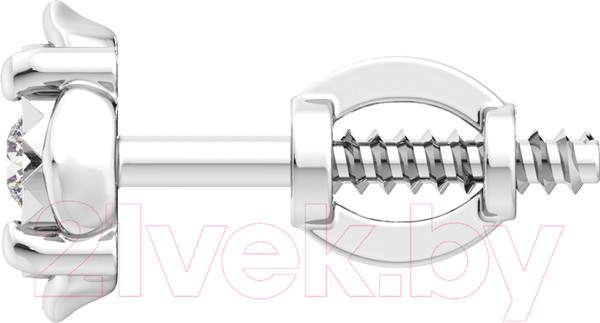 Изображение товара Серьги из серебра ZORKA 03D0002 (с бриллиантами)