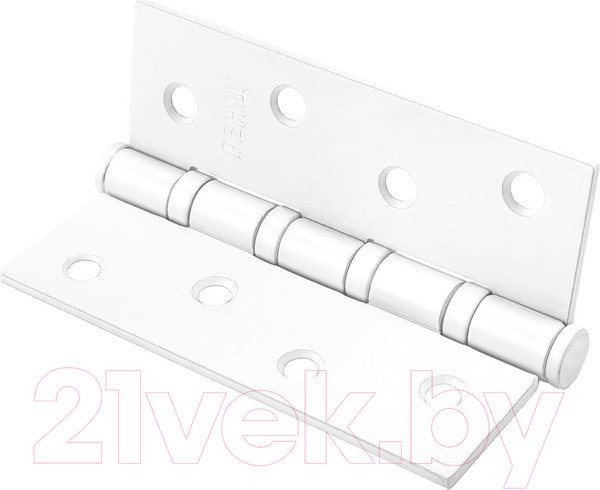 Изображение товара Комплект петель дверных Ренц IN100-4BB FH SW (2шт, супер белый)