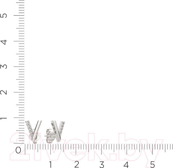 Изображение товара Серьги из серебра ZORKA 0310705.ZZ (с фианитами)
