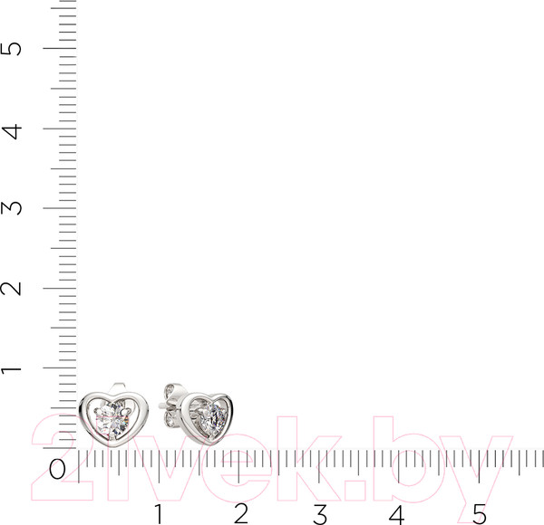 Изображение товара Серьги из серебра ZORKA 0310718.ZZ (с фианитами)