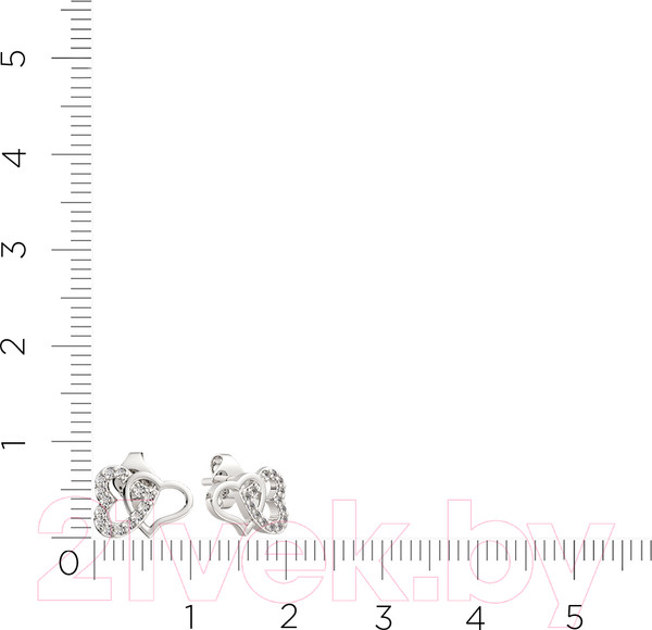 Изображение товара Серьги из серебра ZORKA 0310722.ZZ (с фианитами)