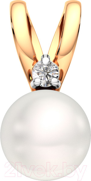 Изображение товара Подвеска из розового золота ZORKA 4401161.14K.R  (с жемчугом)