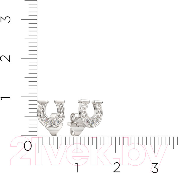 Изображение товара Серьги из серебра ZORKA 03101125.ZZ (с фианитами)