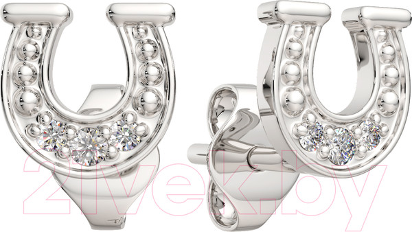 Изображение товара Серьги из серебра ZORKA 03101125.ZZ (с фианитами)
