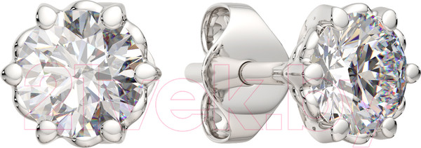 Изображение товара Серьги из серебра ZORKA 03101178.ZZ (с фианитами)