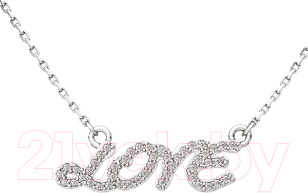 Изображение товара Колье из серебра ZORKA 0550081 (45см, с фианитами)