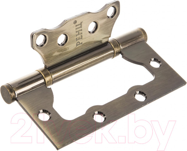 Изображение товара Комплект петель дверных Ренц IN100-2BB FH AB без ВР (2шт, бронза античная)