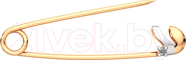 Изображение товара Брошь из розового золота ZORKA 940018.14K.R (с фианитом)