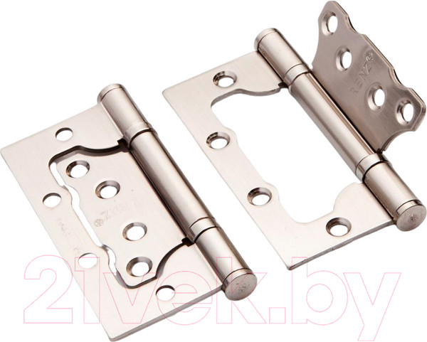Изображение товара Комплект петель дверных Ренц IN100-2BB FH SN без ВР (2шт, никель матовый)